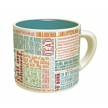 First Lines of Literature Coffee Mug - Perfect Gift for Readers