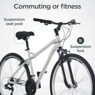 Schwinn Network Hybrid Bike for Adults with 700c Wheels