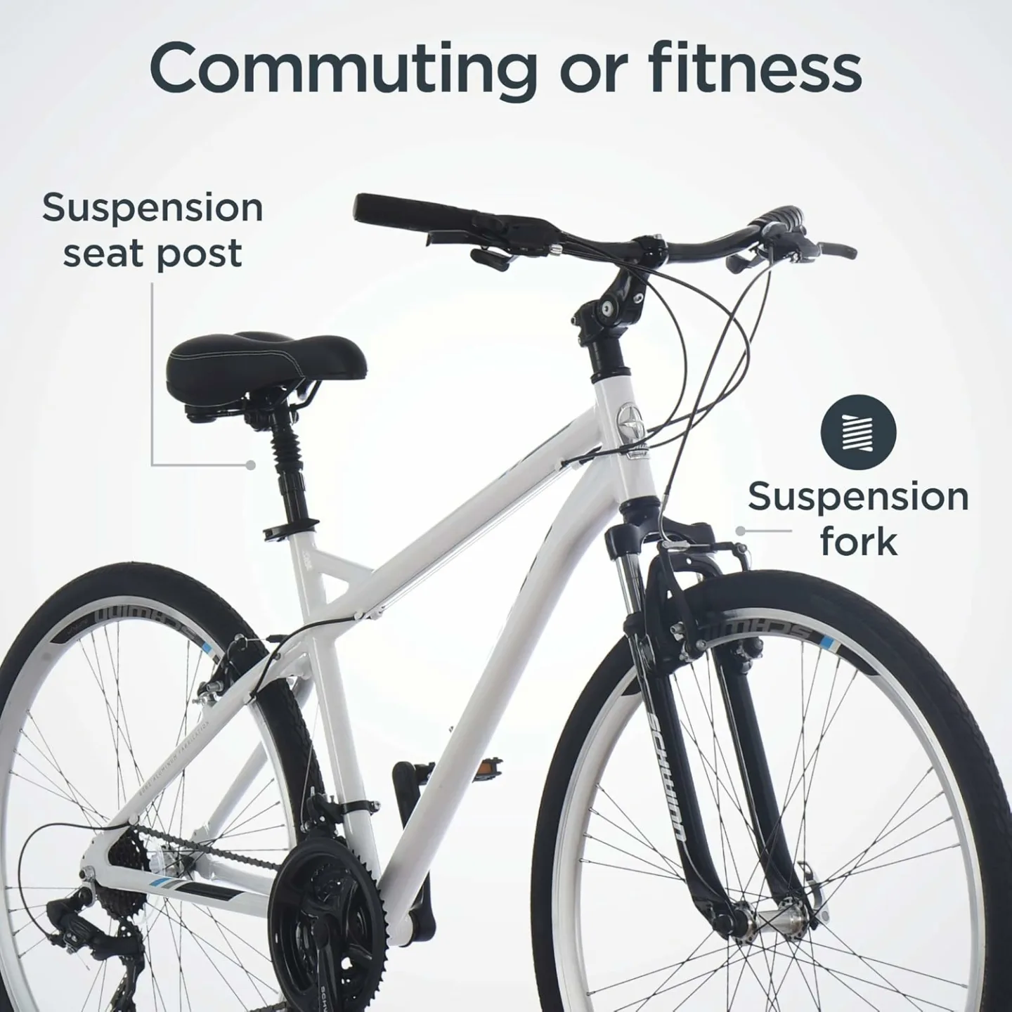 Schwinn Network Hybrid Bike for Adults with 700c Wheels