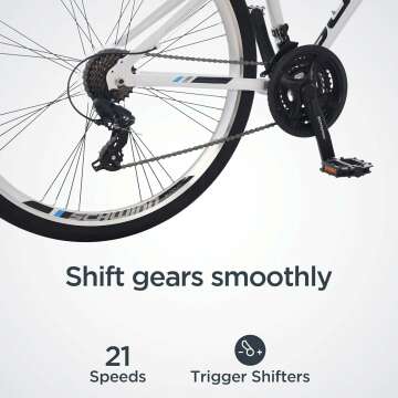 Schwinn Network Hybrid Bike for Adults with 700c Wheels