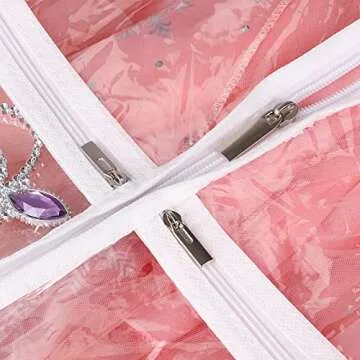 Univivi Dance Costume Bags 3 Pack - Clear PVC for Dancers