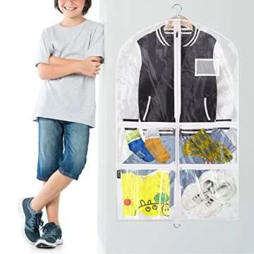 Univivi Dance Costume Bags 3 Pack - Clear PVC for Dancers