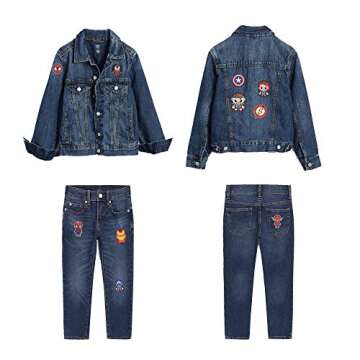 20 Pieces Superhero Patch for Clothes,Assorted Styles Super Hero Embroidered Iron on Patches DIY Sew Applique Repair Patch to All Fabric (20 PCS, Superhero Series)