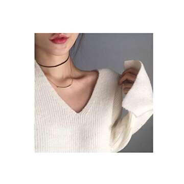 Hundred River Friendship Anchor Compass Necklace Good Luck Elephant Pendant Chain Necklace with Message Card (gold urved bar)