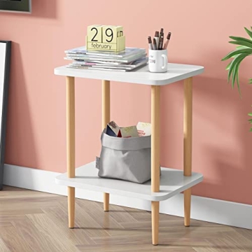 Stylish exilot 2-Tier Side Table for Any Room