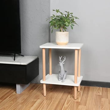 Stylish exilot 2-Tier Side Table for Any Room