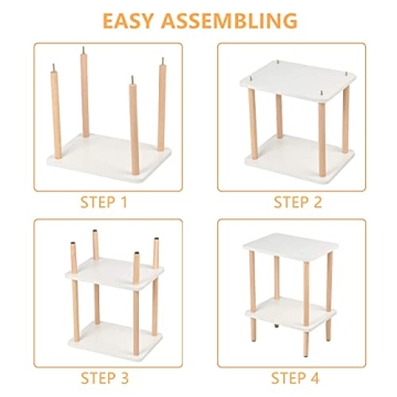 Stylish exilot 2-Tier Side Table for Any Room