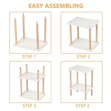 Stylish exilot 2-Tier Side Table for Any Room