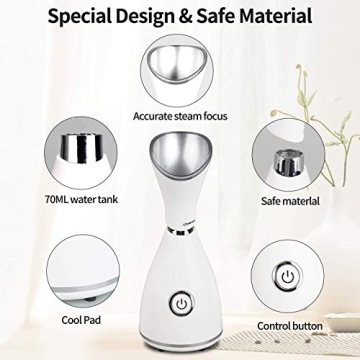 RUEOO Facial Steamer - Unclogs Pores & Moisturizes