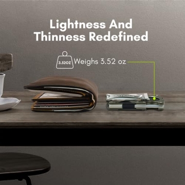 Extremus Mens Wallet, Slim Tactical Wallet with Money Clip and Credit Card Holder, Minimalist Front Pocket Wallet for Men, Rfid Blocking Wallet, Green