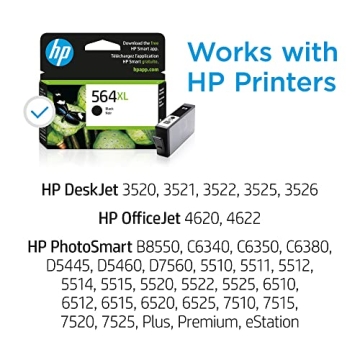 HP 564XL Black Ink Cartridge for Reliable Printing