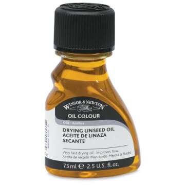 Winsor & Newton Sansodor Drying Linseed Oil - Fast-Drying and Glossy Finish