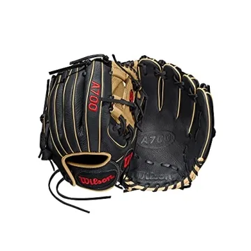 Wilson 2022 A700 Youth 11.5" Infield Baseball Glove - Right Hand Throw - Stylish and Durable
