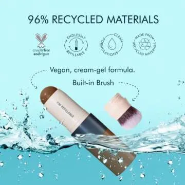 tresstique Bronzer Stick for Clean Beauty Contouring