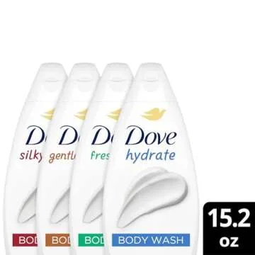 Dove Body Wash Variety 6-Pack for All Skin Types