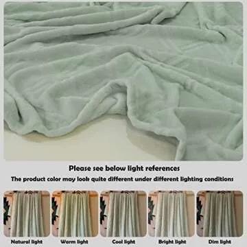 HT&PJ Throw Blanket - Soft Flannel Fleece Comfort