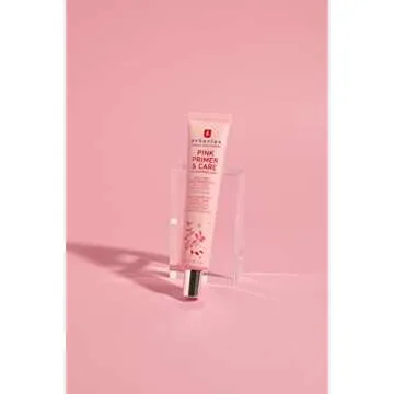 Erborian – Pink Primer & Care Multifunctional Facial Cream Balm - Primer Sets Makeup, Pore Minimizing, Skin Moisturizing and Smoothing Effects for All Skin Types - Korean Skincare - 1.5 fl. oz.