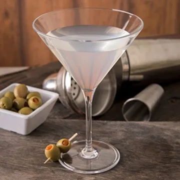 Alibi Shatterproof Martini Glass for Stylish Entertaining