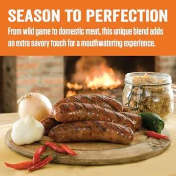 LEM Products Backwoods Hot Italian Fresh Sausage Seasoning, Ideal for Wild Game and Domestic Meat, Seasons Up to 25 Pounds of Meat, 8.3 Ounce Packet