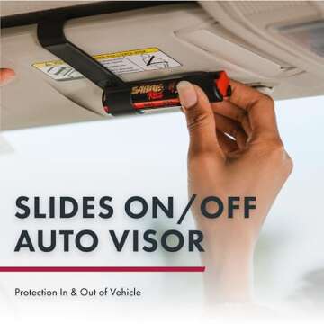 SABRE Pepper Gel with Visor Clip Keep Safe Anywhere