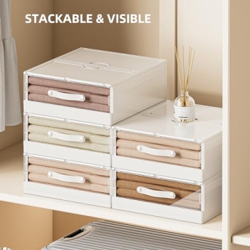 MSHOMELY Bed Sheet Organizers for Perfect Linen Storage