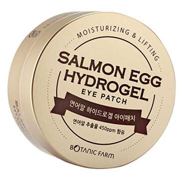 BOTANIC FARM Salmon Egg Hydrogel Eye Patch, 30 Count