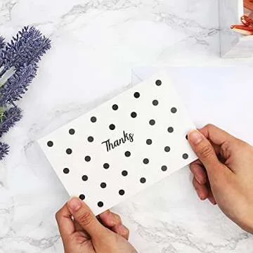 Juvale 48 Pack Blank Thank You Cards with Envelopes - 4x6 Thank You Notes with Envelopes for Birthday, Wedding, and Graduation - 6 Design Appreciation Cards