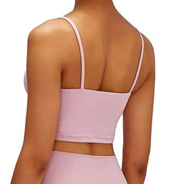 Lemedy Women Padded Sports Bra - Best for Yoga & Workout Comfort