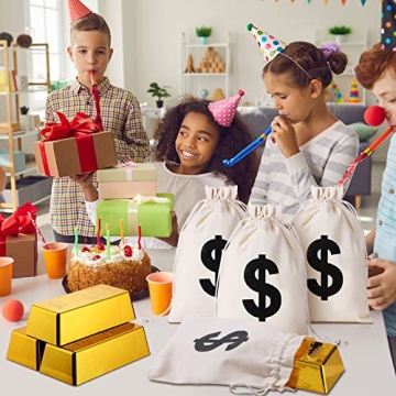 HyDren Gold Bar Fake Props for Parties and Decor