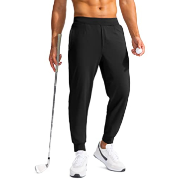 G Gradual Men's Golf Joggers with Zipper Pockets
