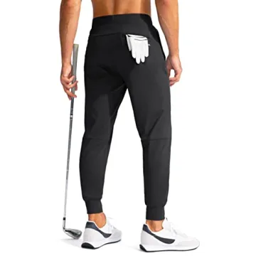G Gradual Men's Golf Joggers with Zipper Pockets