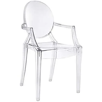 Modway Casper Modern Acrylic Stacking Chair