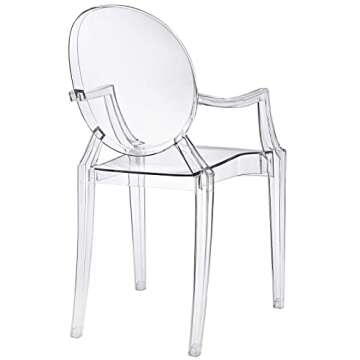 Modway Casper Modern Acrylic Stacking Chair
