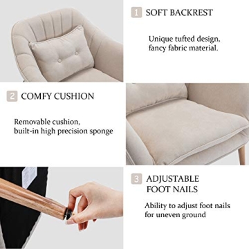 Janoray Comfy Mid Century Modern Accent Chair