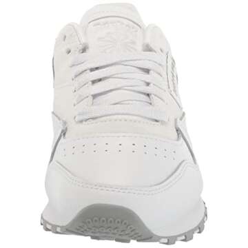 Reebok Women's Classic Leather Sneaker, White/Pure Grey/Rhodonite, 7