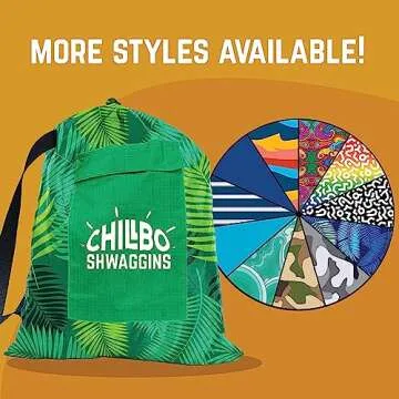 Chillbo Shwaggins Inflatable Couch – Cool Inflatable Chair. Upgrade Your Camping Accessories. Easy Setup is Perfect for Hiking Gear, Beach Chair and Music Festivals. (Green Leaf)