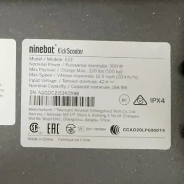 Segway Ninebot E22 E45 Electric Scooter - Lightweight & Foldable