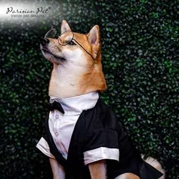 Stylish Tartan Tuxedo Dog Shirt for All Occasions