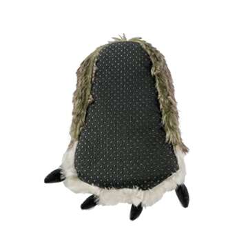 Wolf Paw Kid Slippers by Lazy One, Gray, Medium(kids13-3)