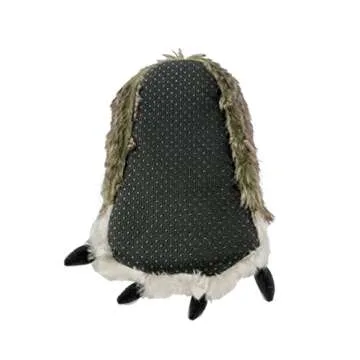 Wolf Paw Kid Slippers by Lazy One, Gray, Medium(kids13-3)