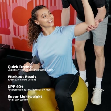 Hanes Women's Sport Cool Dri V-Neck T-Shirt Performance Tee