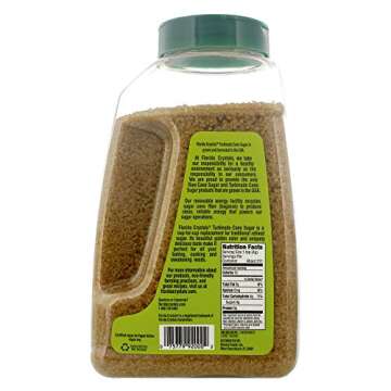 Florida Crystals Turbinado Sugar 44 Ounces (Pack of 2)