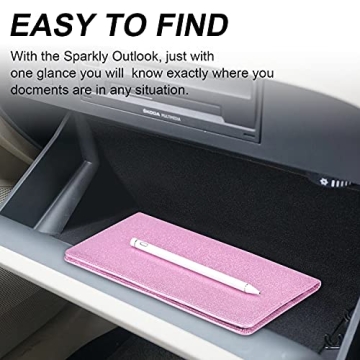 Stylish Cacturism Car Registration and Insurance Holder