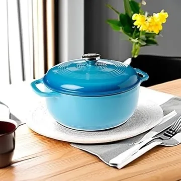 Lodge Enameled Cast Iron Dutch Oven for Every Cuisine