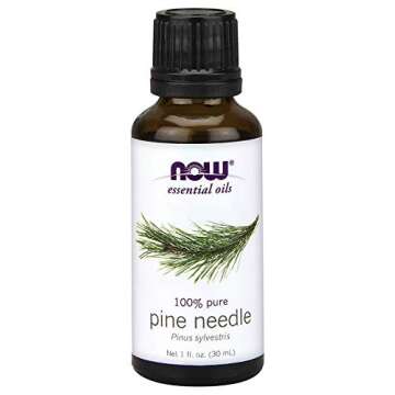 NOW Pine Oil - 1 Fl Oz (Pack of 2) - Refreshing Essential Oil for Home and Spa