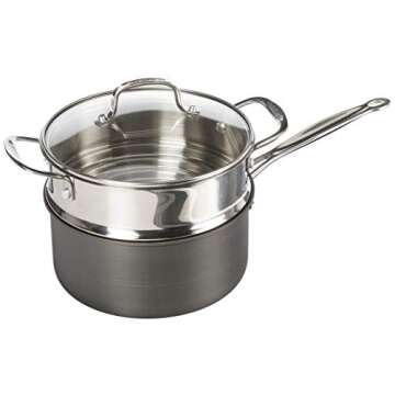 Cuisinart 17-Piece Cookware Set, Chef's Classic Nonstick Hard Anodized, 66-17