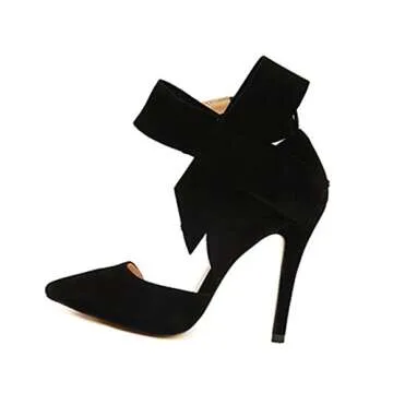 Fashion Women's Pointy Toe Stiletto Bow Dress Pumps