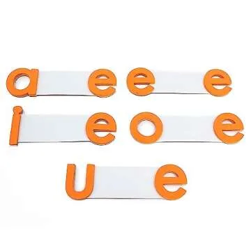 Junior Learning Giant Rainbow Phonics, Assorted Small