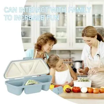 HIBILDER 6 in 1 Onigiri Mold Triangle Sushi Mold Once Quickly Make 6pcs Sushi - Multifunctional Rice Ball Mold for Making and Storing Sushi