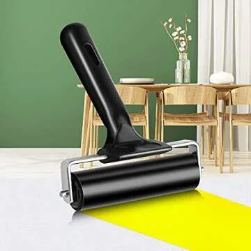 Durable 2Pcs Rubber Brayer Rollers for Printmaking
